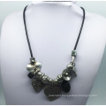Alloy Beads Parts Chain Necklace (XJW13784)